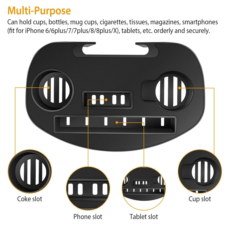 2 peças suporte para copo cadeira gravidade zero bandeja lateral clipe para espreguiçadeira jardim praia - Imagem 3 de 4