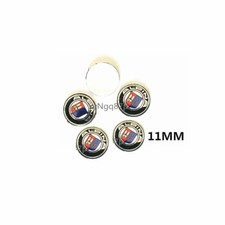 5x 11mm Car Remote Control Key Emblem Badge Aluminum Sticker For Alpina B7 B3 B6