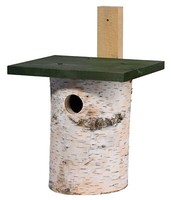 Nistkasten Birke Brut Vogelhaus Meisen WildvöGel Holz Hilfe Futter HäUschen Kobe