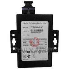 New In Box MOXA TCF-142-S-SC Fiber Optic Converter