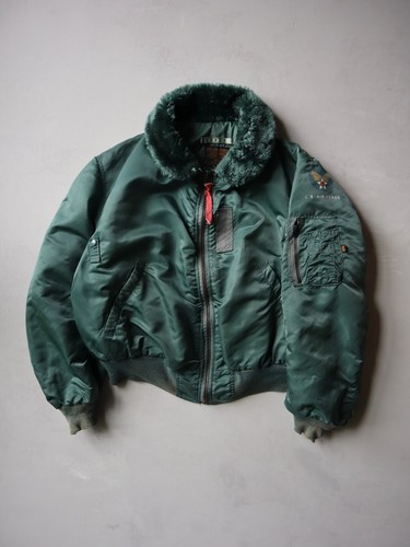Vintage 60s Alpha Industries B15 US Air Force Flight Bomber Jacket Size XL Rare - Picture 11 of 15