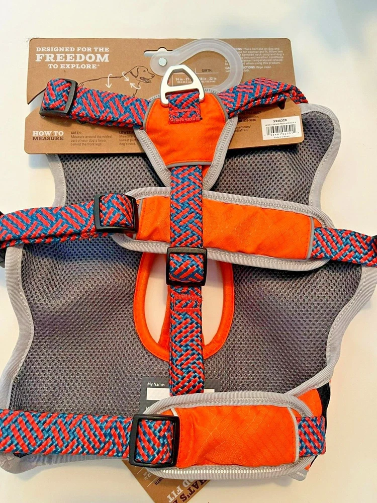 Dog Harness Orange Escape Proof by Arcadia Trail