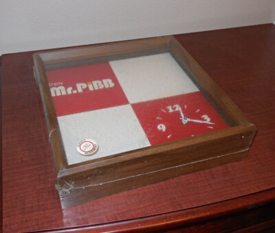 MR PIBB Clock in original box 1979  Sealed Rare Coca Cola Coke Advertising
