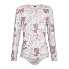 ODU Beary Babies Long Sleeve Diaper Cover / Bodysuit 