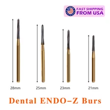 5/10pcs Endo-Z Bur Dental Carbide Tungsten 23mm 25mm 28mm Surgical Cutter FG DL