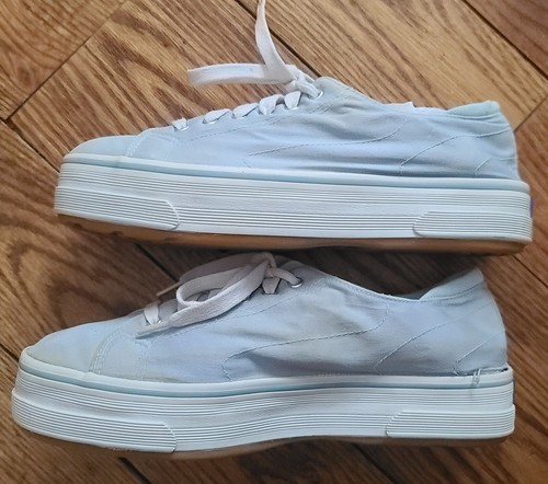 Keds Women's Size 7 Shoes Baby Blue Sneakers Cotton - Picture 3 of 11