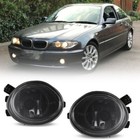 for 01-06 BMW E46 3 Series Fog Lights 2001-2003 M3 M5 Bumper Lamp Smoke Lens