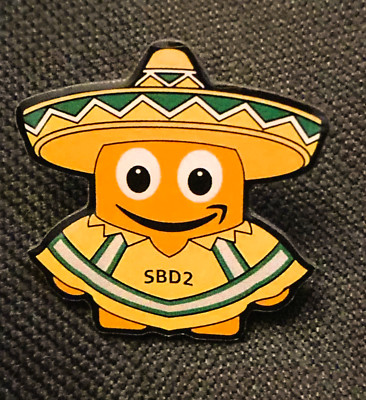 Peccy in Sombrero Mexican hispanic latino AMAZON SBD2 Employee PECCY PIN