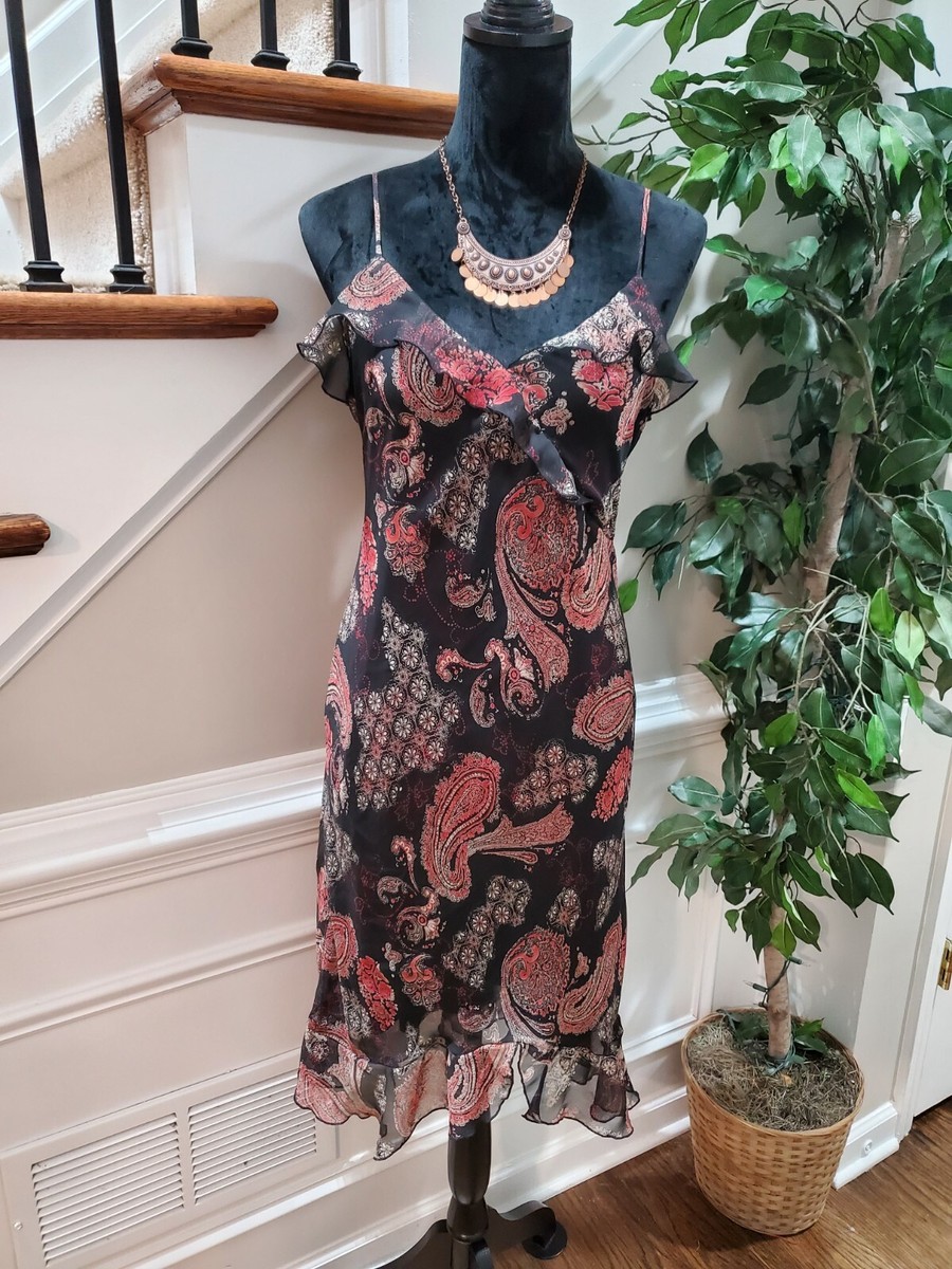 strappy knee length dress Midnight Blue Cotton Flax Knee Length Strappy Slit Dress 70" / Custom Height (Free)