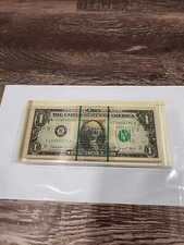 VINTAGE 1969D POP ART 500 ONES IN LUCITE DOLLAR BILLS PAPERWEIGHT