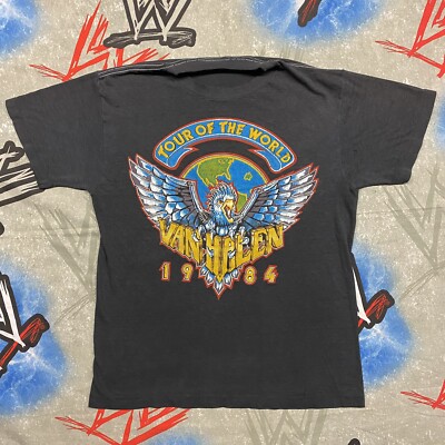 van halen tour of the world 1984 shirt