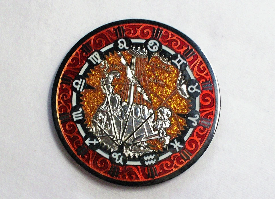 Brújula Rosa 10 Aniversario - Argo Navis LE - Nueva Geocoin Sin Activar Foto 2 de 2