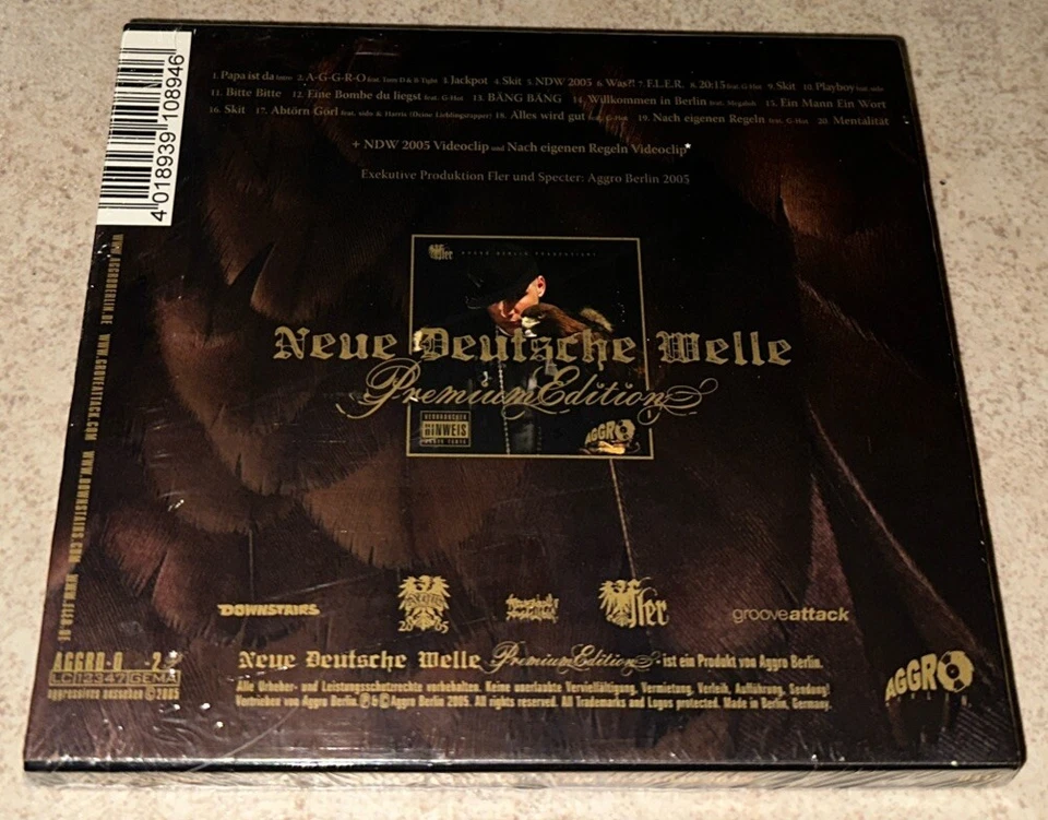 Fler Neue Deutsche Welle Premium Edition CD Aggro Berlin Rare OOP NEW Sealed - Image 2 of 2