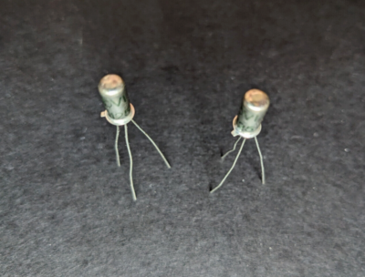 2x AC125 Germanium PNP Transistors By Tungsram, Hungary - NOS, Matched HFE