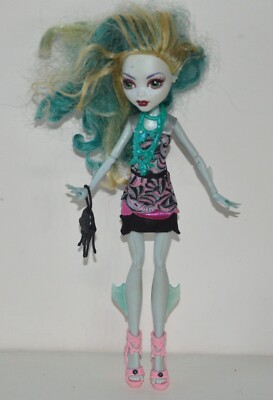 MONSTER HIGH LAGOONA BLUE Puppe Basic 2 Mattel 2008