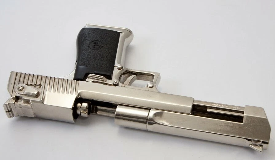 Denix Nickel Desert Eagle Non-Firing Prop Replica Pistol, Full Size Replica - Image 2 of 4