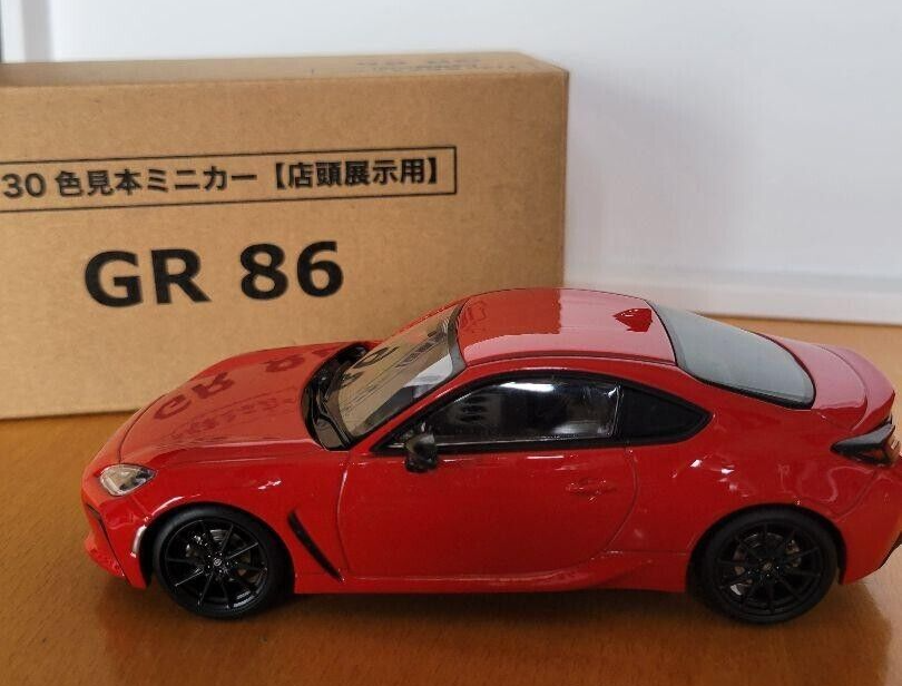1/30 トヨタ GR86 ミニカー 1:30 Toyota GR86 Color Sample Minicar Bright Blue Diecast
