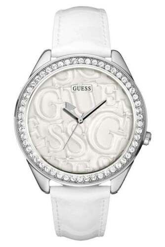 Guess Ladies Leather Strap Watch W85098L1 - Picture 1 of 2