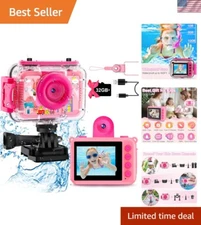 Creative Kids Waterproof Camera - 20 Funny Frames & Filters for Awesome Selfies