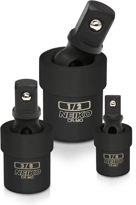 NEIKO 02486A Impact Universal Joint-Socket Swivel Set, Socket Extension Set Made