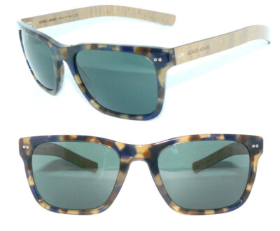 ARMANI SONNENBRILLE GRÜN AR 8062 5411 BAMBUS HERREN BRILLE DAMEN EA7 TASCHE ETUI