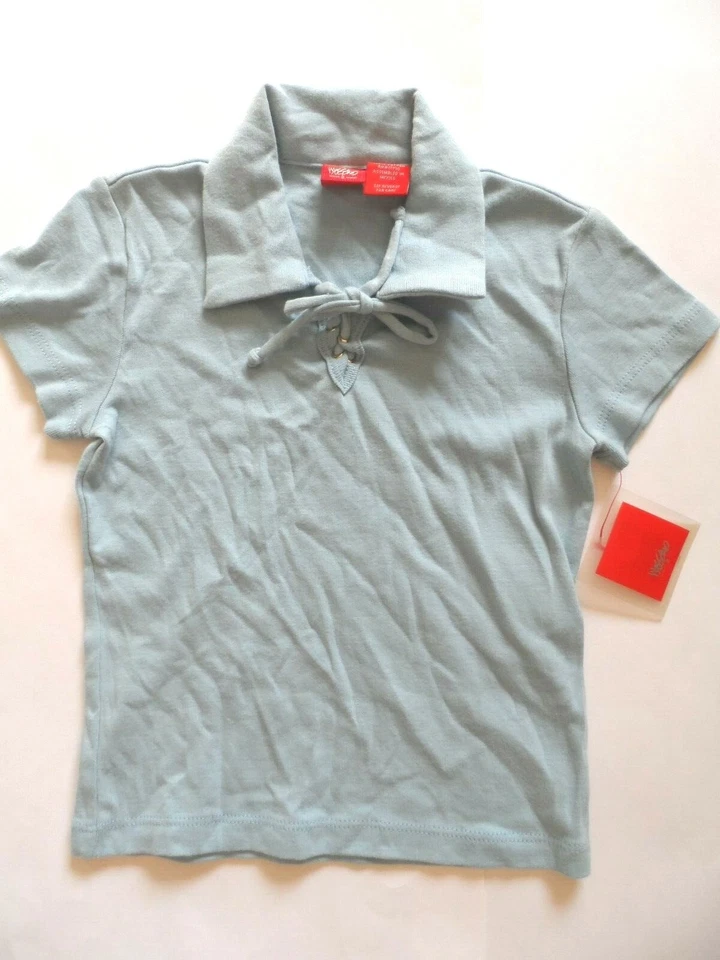 Camisa tejida manga corta Mossimo para niña azul marino o azul, talla: XS, S () Foto 2 de 2