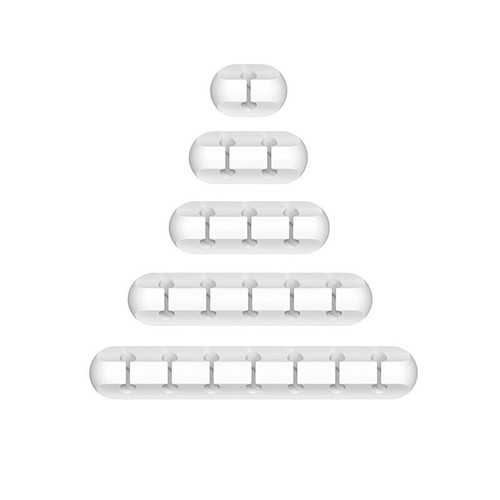 Cable Clips Holder Silicone Desk Cable Organizer Cord Management Winder Clips - Picture 6 of 18
