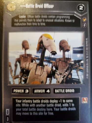 Star Wars CCG Theed Palace SINGLES 2ND TIER Select Choose NrMint-MINT SWCCG - Picture 4 of 41