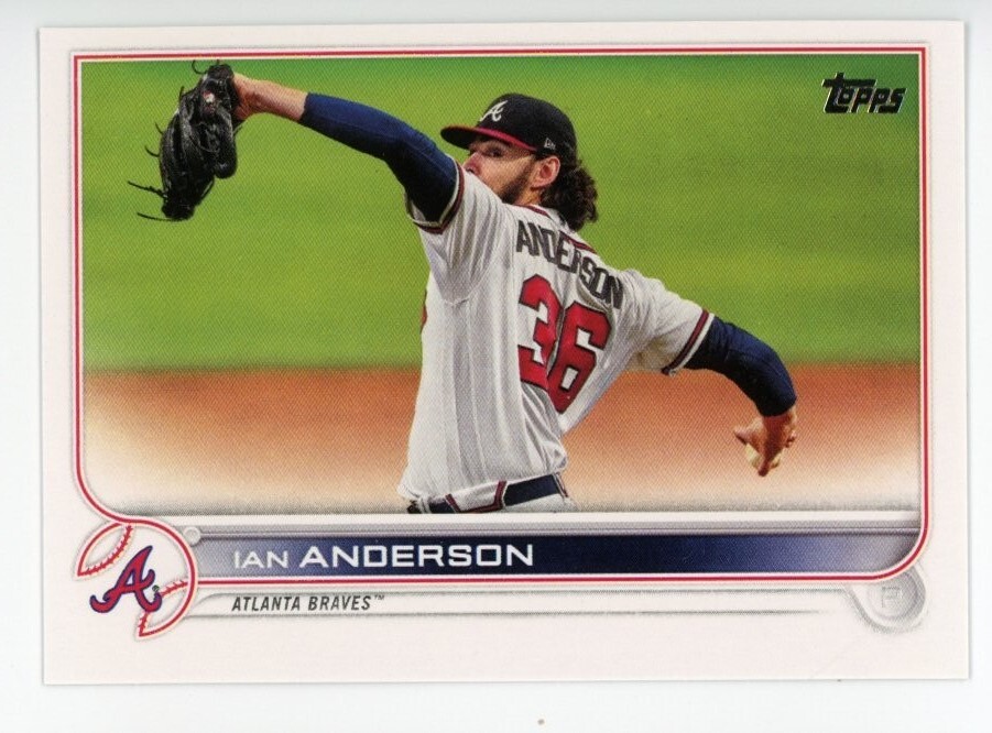 2022 Topps Series 2 615 Ian Anderson Atlanta Braves BASE BASEBALL