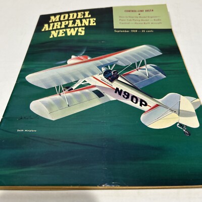 Vintage Model Airplane News Hobbyist Magazine September 1959