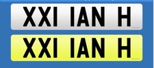 XXL IAN H  XX11 ANH Private Number Plate 1AN IAN BIG GYM XXL