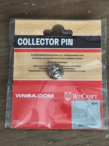 New York LIBERTY 2024 WNBA Women's Basketball Champions Official Logo Pin NY - Picture 3 of 3