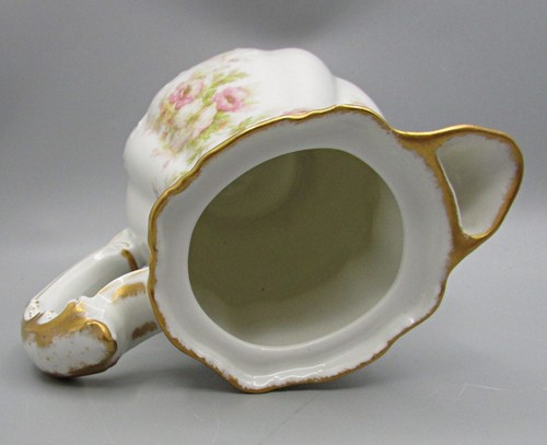 Haviland Chocolate Pot - Pin/White Poppies - Yellow Daisies - H388 variant - Picture 5 of 8
