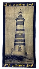 Sea towel Bibione lighthouse sponge cotton jaquard Egyptian towel 90x165 cm