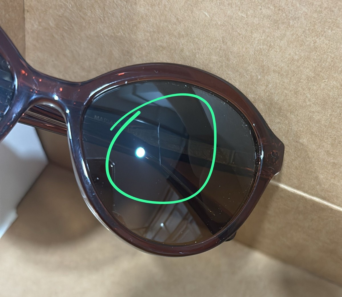 Maui Jim MARIANA MJ 828-25E Cat Eye Brown Sunglasses Brown  display picture 1