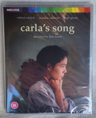 Carla's Song (Blu-ray, 1996, Indicator Limited Edition #137) Robert Carlyle