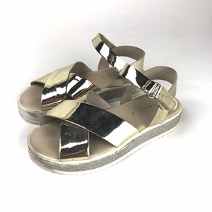 zara gold platform sandals