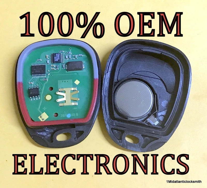 NUEVO TRANSMISOR MANDO A DISTANCIA SIN LLAVE GM GMC ENVIADO TRAILBLAZER MYT3X6898B 15008008 Foto 2 de 2