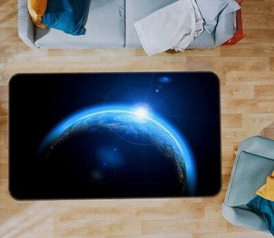 3D Planet Erde Licht NAM6478 Spiel Teppich Mat Elegant Foto Teppich Fay