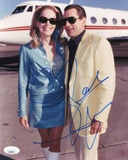 Foto firmata Sharon Stone 8x10 con Robert De Niro al casinò - doppia JSA e PSA