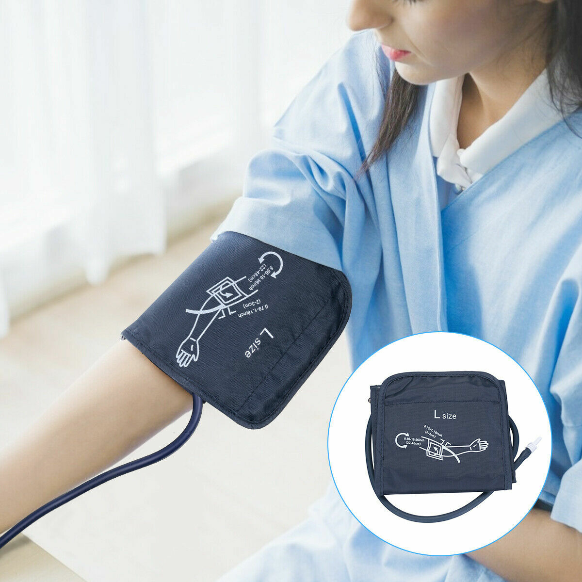 X Large Adult Blood Pressure Arm Cuff Replacement for Arm Blood