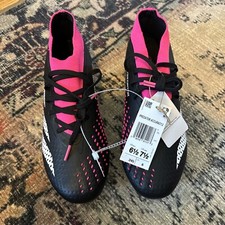 Adidas Predator Accuracy.2 Fg GW4586 Soccer Cleats black Sz 5 M 6 W 
