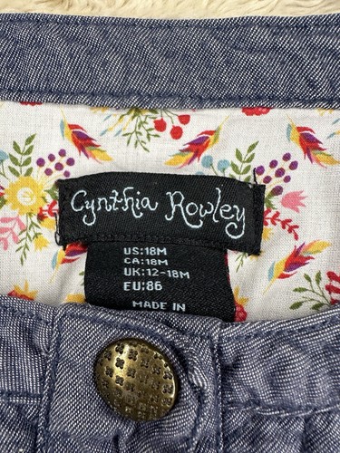 Cynthia Rowley Steppjacke Chambray Gr. 18M - Bild 4 von 6