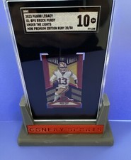2023 Panini Legacy Under The Lights, BROCK PURDY Mini  “Ruby” #20/50 SGC 10