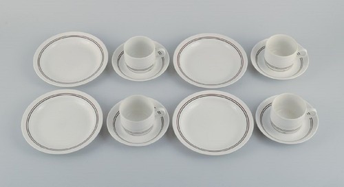 Rörstrand coffee service for four people. Swedish design, 1960s.