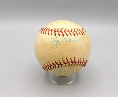 YOGI BERRA, CASEY STENGEL, HECTOR LOPEZ Signed Mr Shortstop Baseball ~ JSA