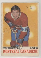 1970-71 O-Pee-Chee Pete Mahovlich #58 d1f