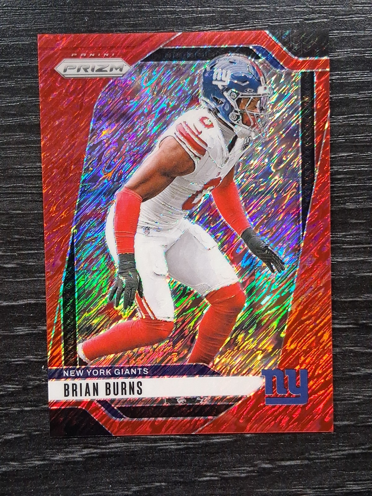 2024 Panini Prizm Brian Burns #217 Red Shimmer /35