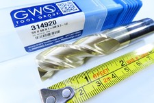 NEW 5/8" GWS 314920 SOLID CARBIDE 3 FL END MILL ALUMINUM MILLING MACHINIST TOOL