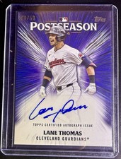 2025 Topps Series 2 Lane Thomas AUTO #PPA-LT Postseason 2024 /50 TS2C2